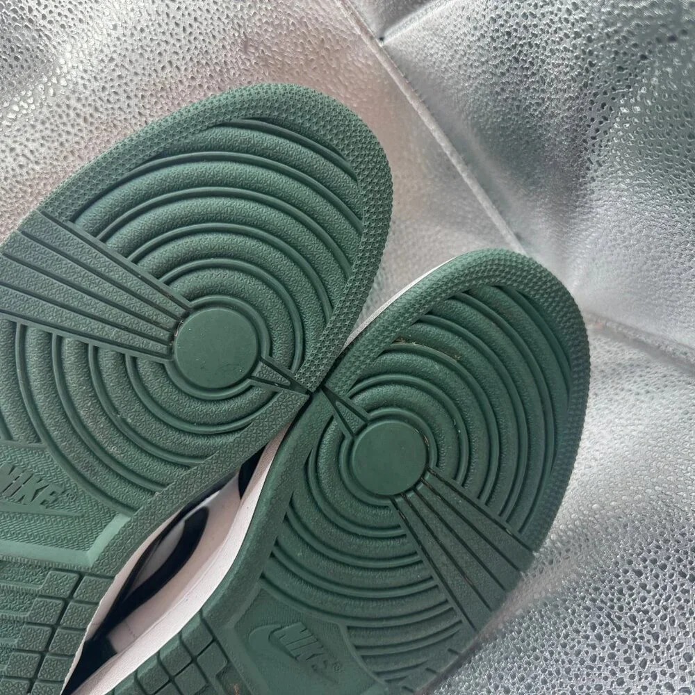 Size 11.5 Jordan 1‎ Low Mens Green Toe Low Top Lace-Up Sneakers 553558-371